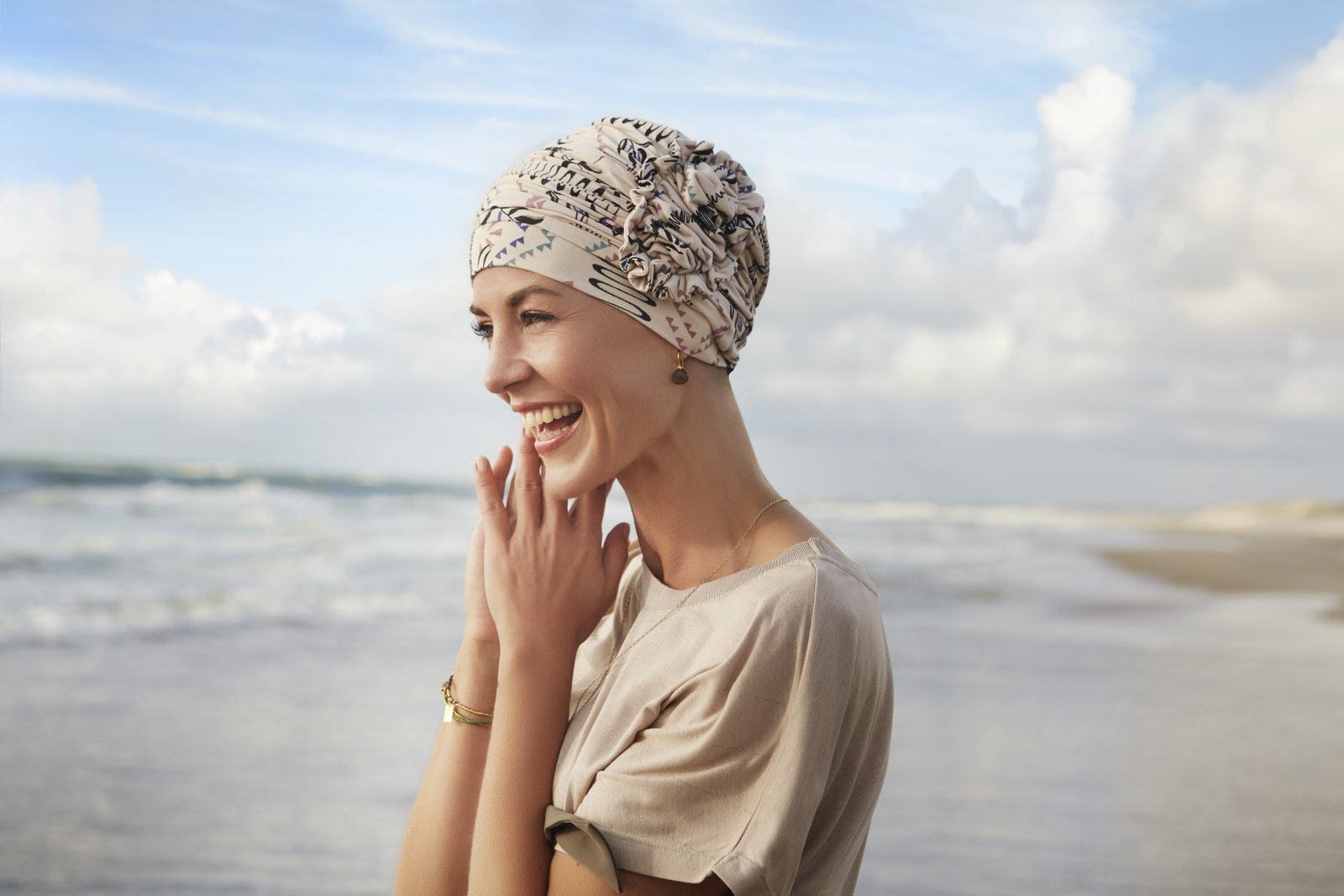 Lotus Printed Turban - Image 3